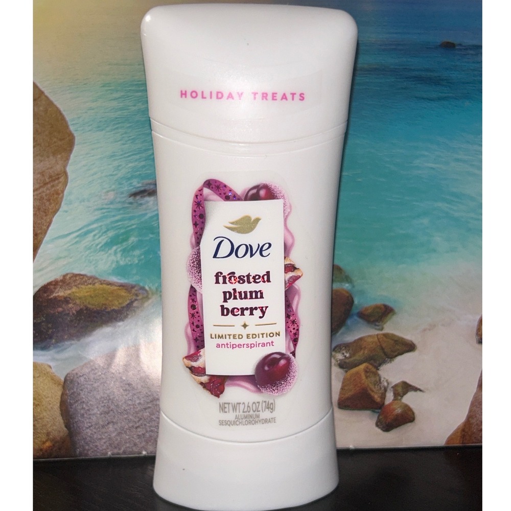 Dove Frosted Plum Berry Limited Edition Antiperspirant Deodorant 2.6oz Holiday